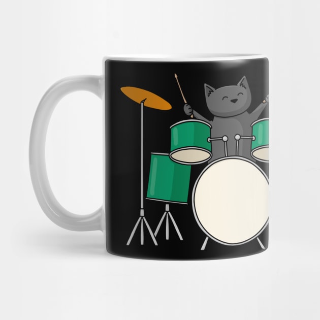 Drummer Cat by Doodlecats 